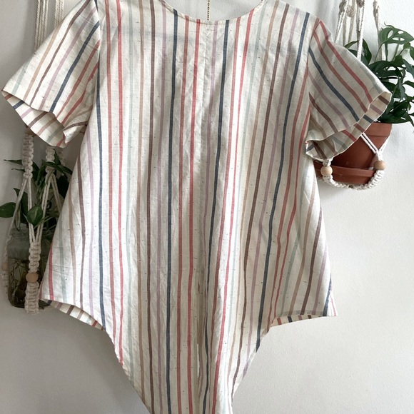 Madewell Button-Back Tie Tee - Picture 5 of 7